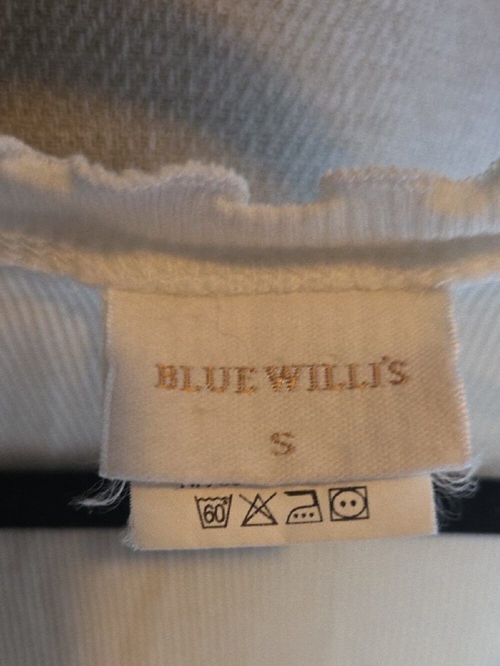 Blue Willi's White Ribbed Tank with Ruffle Trim - Picture 2 of 4